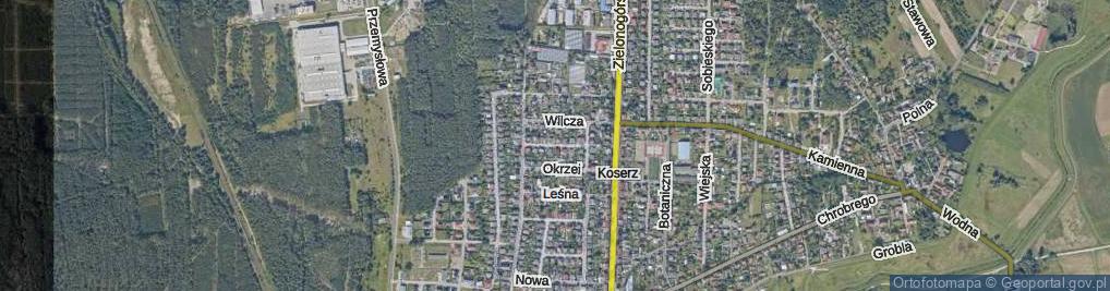 Zdjęcie satelitarne Morelowa ul.